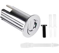 Doppio pulsante di ricambio per valvola di scarico adatto per WC Roca, pulsante doppio pulsante di scarico per WC compatibile con Roca AH0002000R - Doppio pulsante lungo