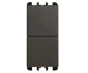 Doppio pulsante indipendenti Urmet Simon Nea antracite 10138