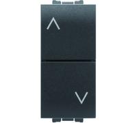 Doppio Pulsante Interbloccato Assiale Feb Elettrica 250V 16A Antracite Feb Elett