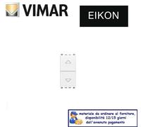 DOPPIO PULSANTE INTERBLOCCATO CON FRECCE VIMAR EIKON NEXT 20062.N