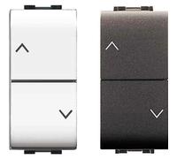 DOPPIO PULSANTE INTERBLOCCATO 'MYLIFE' 10A 250V - Bianco