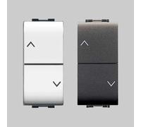 DOPPIO PULSANTE INTERBLOCCATO MYLIFE 10A 250V Grigio