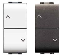 DOPPIO PULSANTE INTERBLOCCATO 'MYLIFE' 10A 250V - Grigio