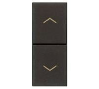 Vimar Linea 30062.G Due pulsanti interbloccati NO+NO 10A nero