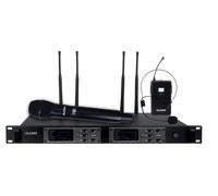 Doppio radiomicrofono UHF palmare + bodypack - Glemm SET 7922PL