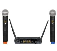 RADIOMICROFONO DOPPIO PALMARE UHF (SET 8202)