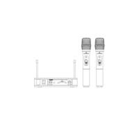 Soundsation WF-V21HHB radiomicrofoni per animatori, presentatori, dj, (205.75 - 208.80 mhz) ecc.