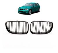 Doppio Raggi Kühlergrill Nero Lucido SATZ Per BMW Serie 1 E81 E82 E87 E88