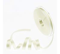 Doppio raso made in Italy bobina 25 metri alta qualità (Panna, 40)