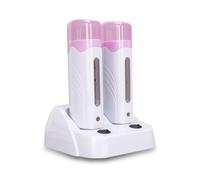 Doppio Riscaldatore Depilatorio Roll On Wax Warmer Macchina per la Fusione della Cera per la Depilazione Scaldacera a Calore Rapido per le Donne