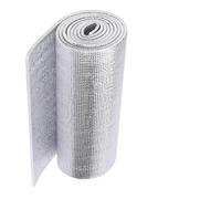 Doppio rotolo isolante riflettente, scudo termico in foglio di alluminio, materiale la luce, impermeabilità/acustica(0.3m/0.98ftx10m/32.81ft)