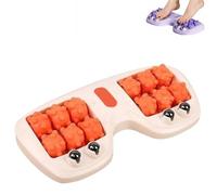 Doppio rullo portatile per massaggio ai piedi, massaggiatore profondo del piede per alleviare la fascite plantare, rilassamento muscolare digitopressione, rullo per alleviare lo stress, per casa