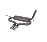 Doppio Scarico centrale Toyota Aygo 2005-2014 Ulter O 70 mm (consegna 5 giorni)