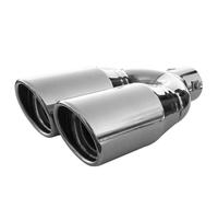 Doppio Scarico Coda Punta Tubo Terminale Orlo Marmitta Per di Subaru Impreza