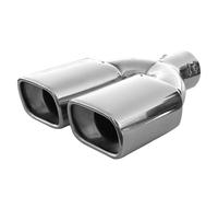 Doppio Scarico Finiture Punta Tubo Coda Silenziatore Di Per VW Passat Bora Caddy