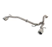 Doppio Scarico libero Suzuki Swift 1.4 Sport 2017- O 100 mm muffler delete