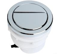 Doppio scarico WC pulsante rotondo ABS nascosto serbatoio Push Plate | Bottone doppio della toilette dello sciacquone dell'ABS con progettazione rotonda del piatto di spinta per l'installazione