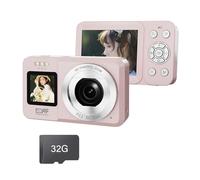 Doppio Schermo 4K Video Camera 64MP 18X Zoom Digitale Portatile Per Gli Adolescenti Scuola Attività Viaggi ABS Per Gli Adolescenti