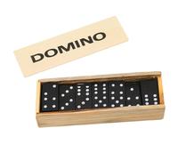 Doppio Set Di Sei Domino | Classico Domino Nero Con Custodia | Domiinoes Double 6 Educational Board Gamme | Set Di Giochi In Famiglia Adatto Per Viaggi, Serata Di Gioco, Apprendimento Per Bambini, Div