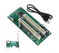 Doppio slot PCI per scheda riser pcie per computer desktop, alta stabilità per il monitoraggio e le schede audio