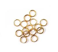 Doppio Split Anelli in Oro 6 mm 50 Pezzi di Vintage Parts Gioielli Fai da Te