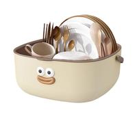 Doppio strato di Strainer e Colander per Kitchen, Ampia Capacity Drain Basin, Dishwasher Safe Colander For Washing Veggies, Pasta, Insalad, E Berries, Perfect For Food Preparation, Mixing, e Drainin