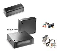 Doppio Subwoofer sottosedile + amplificatore per Mercedes CLK C209 Focal ISUB...