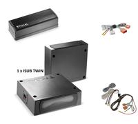 Doppio Subwoofer sottosedile + amplificatore per Mitsubishi Colt Focal ISUB T...
