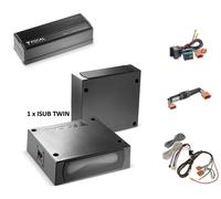 Doppio Subwoofer sottosedile + amplificatore per VW Golf 7 VII (AU AUF) ISUB ...