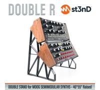DOPPIO SUPPORTO per sintetizzatori semi-modulari MOOG (40° e 55°) - rialzati ...