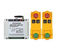 (Doppio telecomando - 433 MHz) Telecomando wireless 315/433 MHz Ac220-380 V 2 canali relè ricevitore trasmettitore