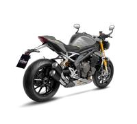 DOPPIO TERMINALE LEOVINCE LV-10 BLACK TRIUMPH SPEED TRIPLE 1200 RR ABS 2024