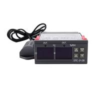 Doppio termostato digitale for controllo temperatura e umidità STC-3028 Termometro Igrometro Incubatrice Controller AC 220V DC 12V 24V