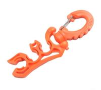 Doppio tubo ARA Diving Clip per Bcd in acciaio inossidabile 304 resistente alla ruggine e PP con 360 girevole per fissare regolatori e tubi in modo sicuro in tonalità blu (arancione)