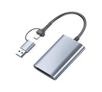 Doppio USB C E USB A Connettori Tipo B Lettore Dissipazione di Calore Design Per La Gestione Dell'archiviazione Della Macchina Fotografica Alluminio Tipo B Adattatori