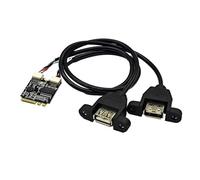 Doppio Usb2.0 Scheda di Espansione WIFI Chiave Un Adattatore Scheda Per Desktop PC Schede Madri Adattatore WIFI