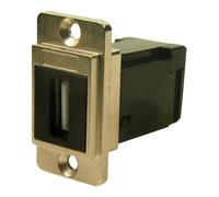 Doppio Voce Sottile USB 2.0 Tipo A Presa Una ad Angolo Retto Nickel Telaio Csk