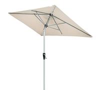 Doppler Active Auto Tilt 210 x 140/210 - Ombrellone a manovella, ideale per il balcone, impermeabile, pieghevole, ca. 210 x 140/210 cm, naturale, 210x140 cm