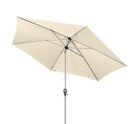 Doppler Active Auto Tilt 320 - Ombrellone a manovella, Ideale per terrazze e Giardini, Pieghevole, ca. 320 cm- Naturale
