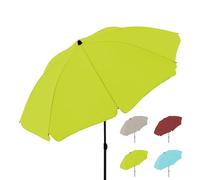 Doppler derby ombrellone ⌀ 196 cm I rotondo per spiaggia, balcone e terrazza I regolabile in altezza I Con protezione UV I robusto e pieghevole