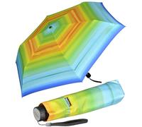 Doppler Ombrello tascabile Fiber Havana Sprinkle, happy verde, 90 cm