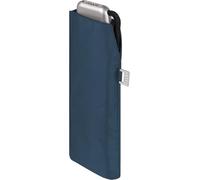 Doppler Ombrello tascabile Carbonsteel Slim Uni - Formato pratico - Leggero - 22 cm, cristallo blu, 90 cm