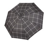 Doppler Ombrello tascabile Fiber Magic Check 27 cm grigio
