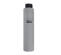 Doppler Ombrello tascabile in fibra di Havanna tinta unita, super leggero, dimensioni compatte, 22 cm, Grigio fresco, S