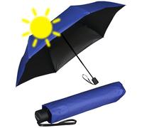 Doppler Ombrello tascabile Mini Zero Magic con accensione automatica, Ocean Blue-Black - Protezione dai raggi UV e dal calore, 97 cm