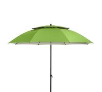 Doppler - Ombrellone, 200 cm, ombrellone stabile da spiaggia, a prova di vento, ombrellone da spiaggia, pieghevole, impermeabile, verde mela