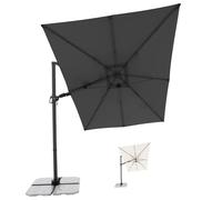 doppler ombrellone laterale Style 300x220 cm, Grigio scuro, UV 50+