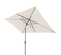 Doppler Parasole Jack 300x200cm in natura I rettangolare per balcone e terrazza I da giardino inclinabile