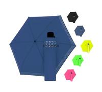 Doppler Safety Reflect Ombrello in colori neon I Ombrello con bordo riflettente e apertura a mano I Mini ombrello con borsa portaombrelli coordinata I Ombrello tascabile leggero per gli spostamenti