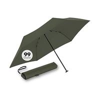 Doppler Zero,99 Flat ombrello piatto manuale ultraleggero 99 g tascabile | Solo 99 g - ombrello piatto, antivento, compatto e salvaspazio, per tasca, borsa e bagaglio da viaggio, Verde